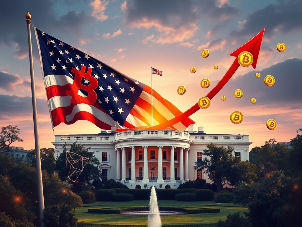 Bitcoin Dispara a Recorde Histórico de US$ 75 Mil com Liderança de Trump