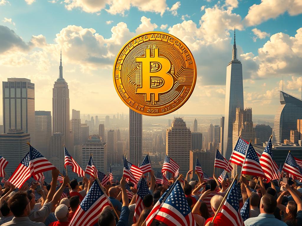 Bitcoin Dispara a Recorde Histórico de US$ 75 Mil com Liderança de Trump
