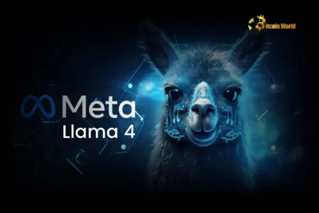 Representação futurista de ambientes digitais interconectados com os modelos Llama 4 da Meta