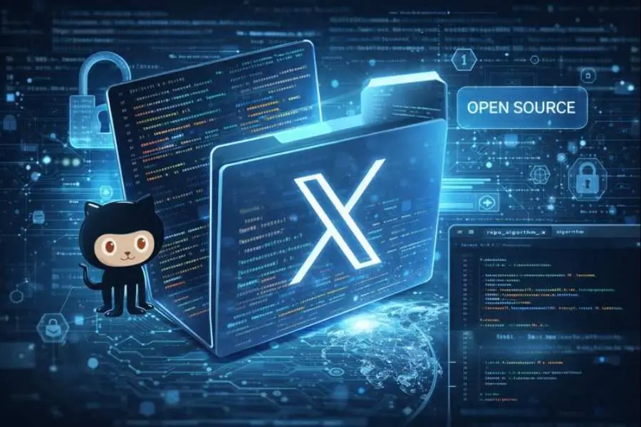 código aberto do algoritmo do X