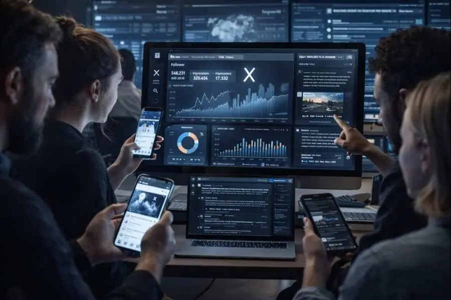 usuários analisam algoritmo do X